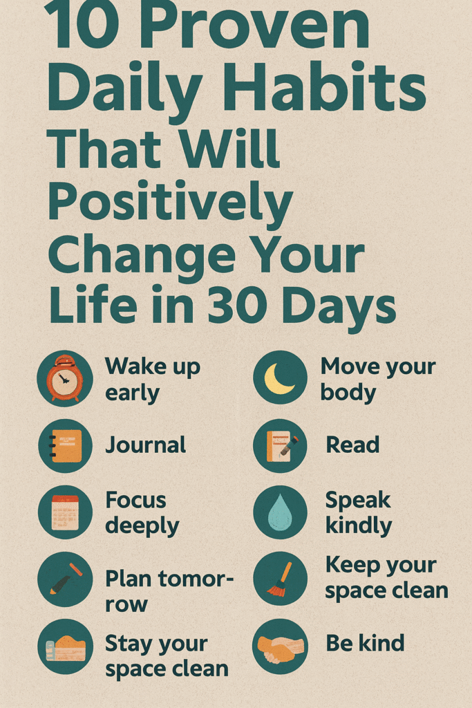 Daily Habits for Success