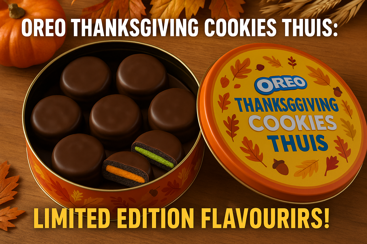 Oreo Thanksgiving Cookies Thuis image for