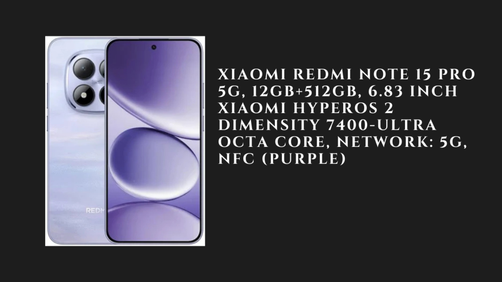 Xiaomi Redmi Note 15 Pro
