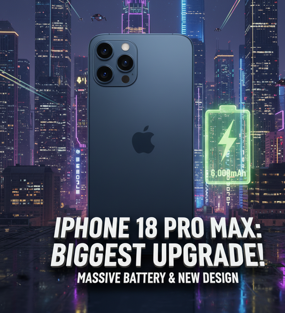 iPhone 18 Pro Max Leaks Reveal Massive Battery, Brighter Display & A20 Pro Chip