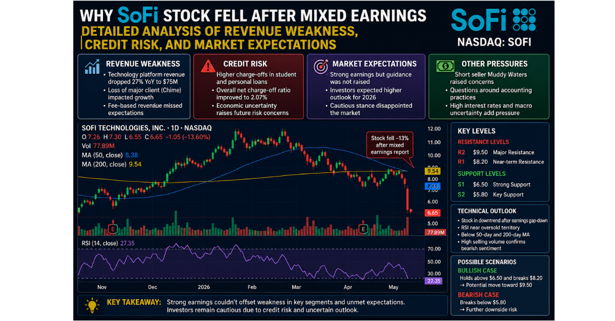 SOFI Stock Dropped