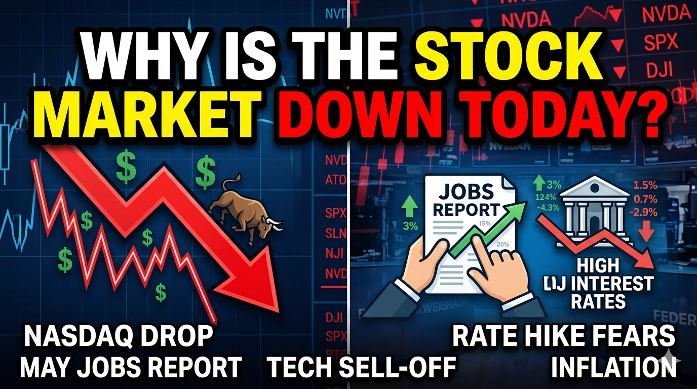 why is the stock market down today